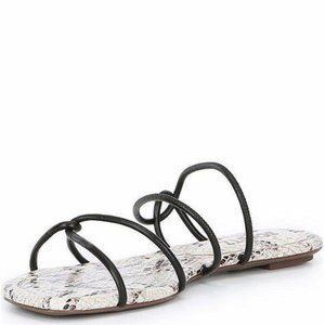 Schutz Aimi Snake Sandal Flat Size 9 B